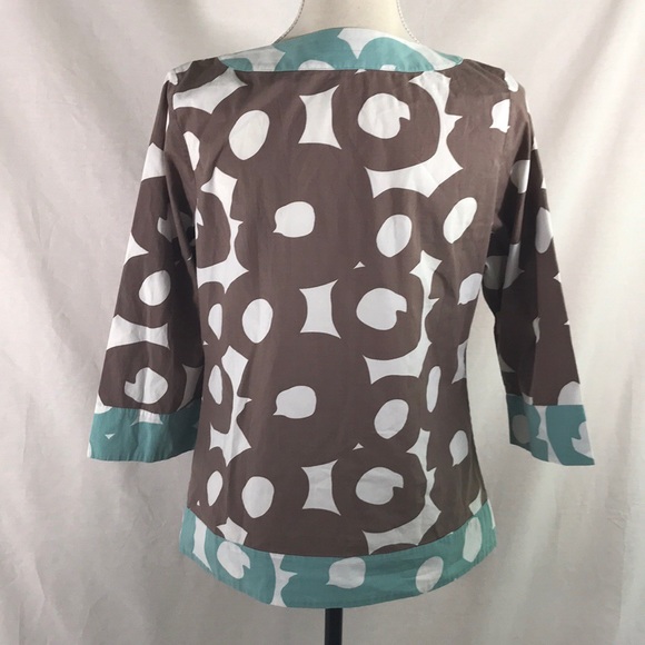 BODEN Tunic Casual Geometric top Size 12 - Picture 5 of 7